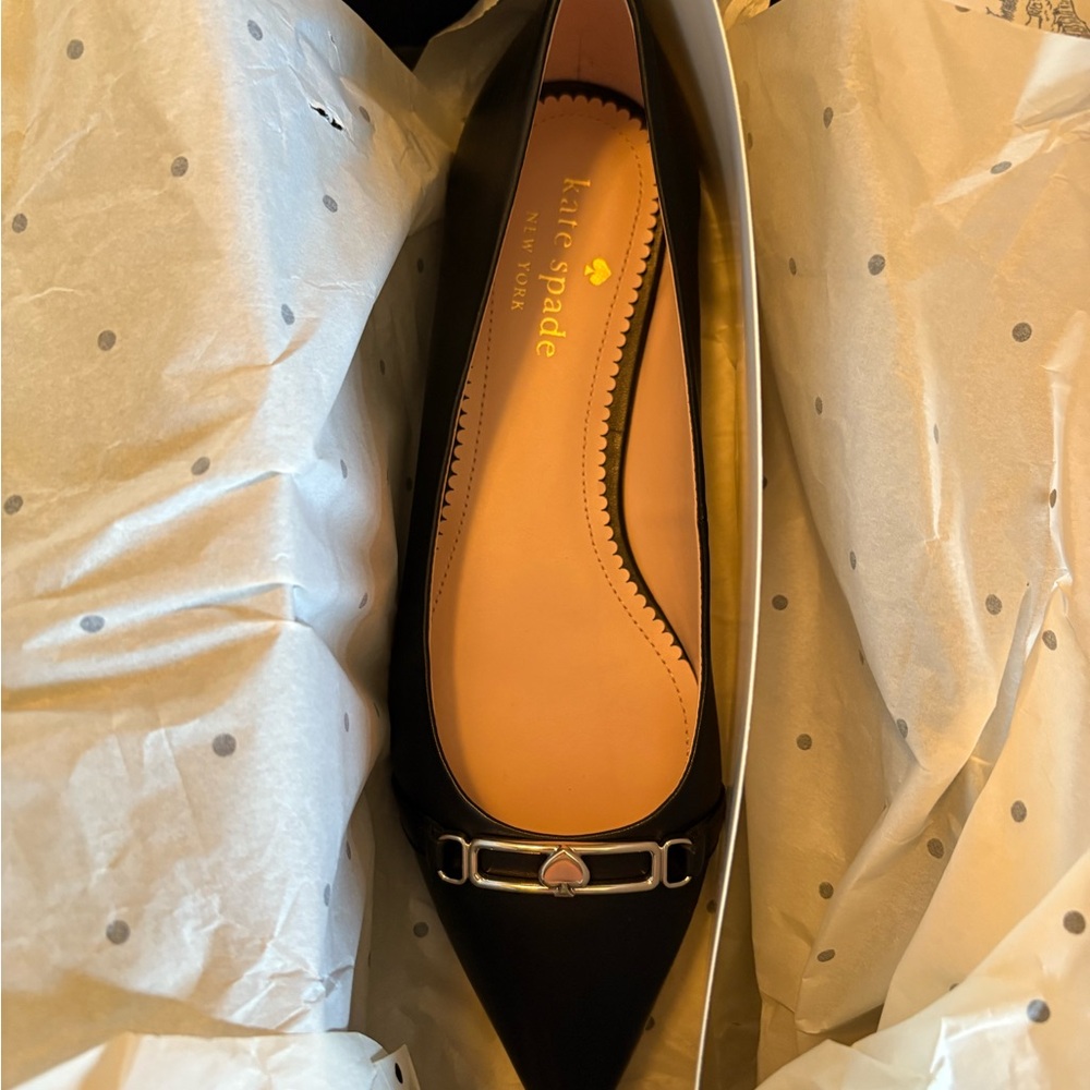 Kate Spade Hallie Black Women's Flats